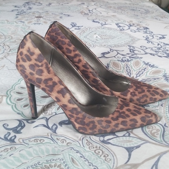 Sam & Libby Shoes - Leopard print heels